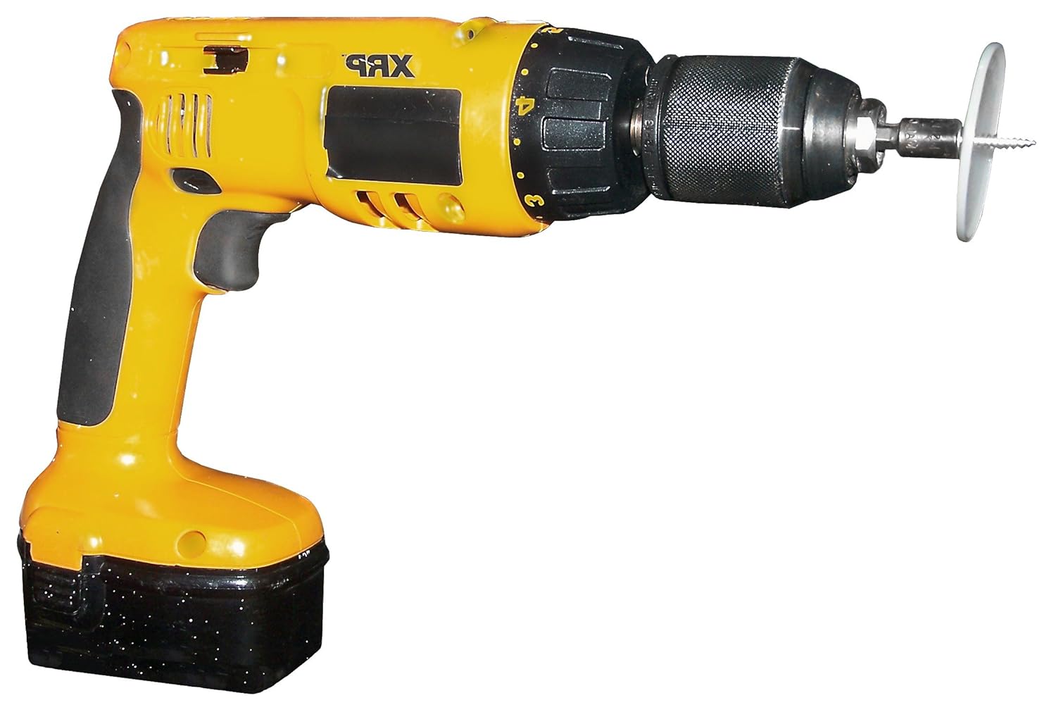 Zip-Ez fastener loaded on a battery drill