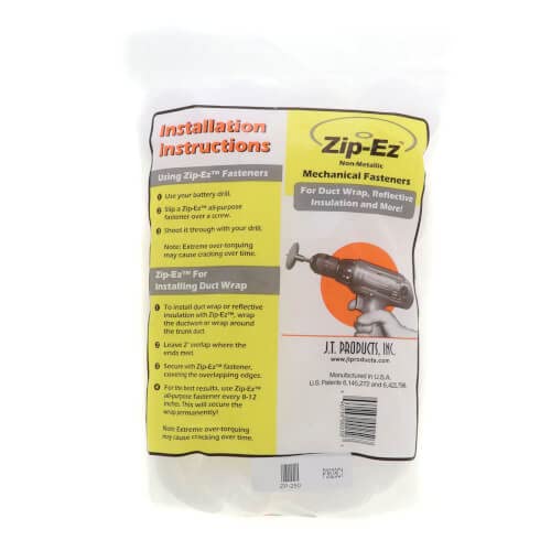 Zip-Ez™ Bag 250 — Back
