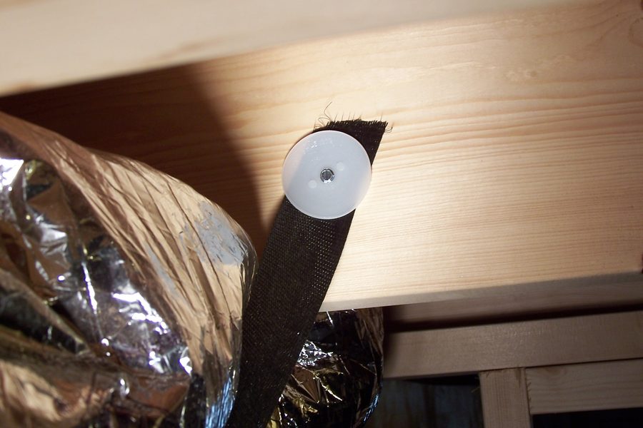 Zip-Ez™ on Flex Duct Strapping — Angle 2